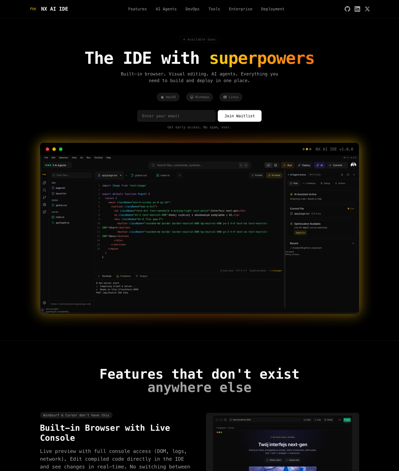 NX AI IDE